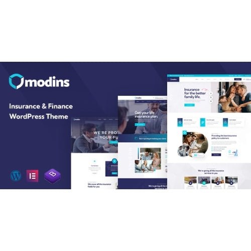 Modins – Insurance & Finance WordPress Theme - Dghut