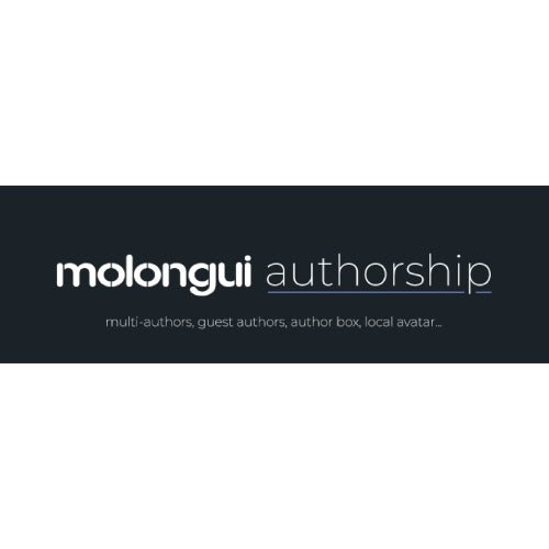 Molongui Authorship Pro - Dghut