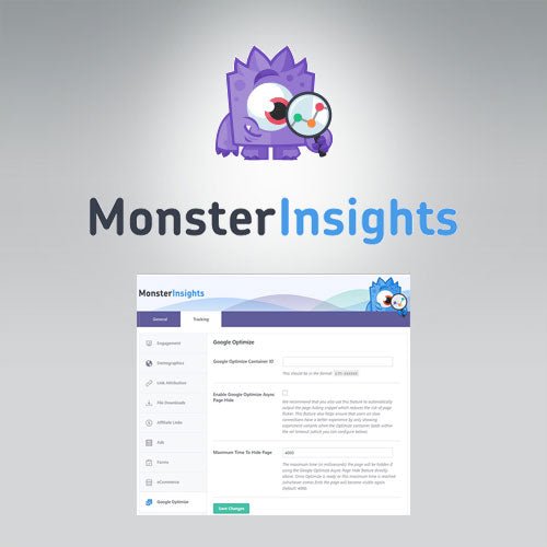 MonsterInsights – Google Optimize Addon - Dghut