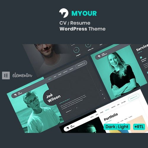 Myour – CV WordPress Theme - Dghut
