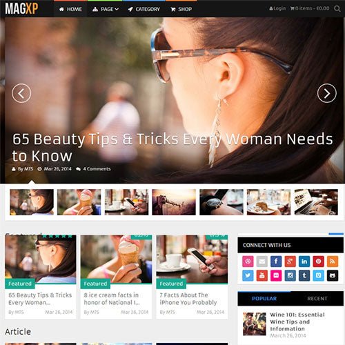 MyThemeShop MagXP WordPress Theme - Dghut