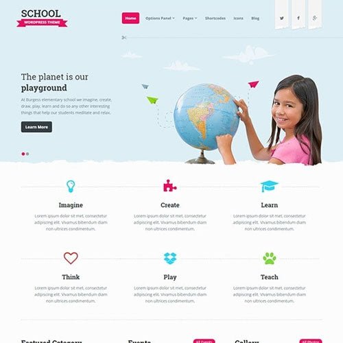 MyThemeShop School WordPress Theme - Dghut