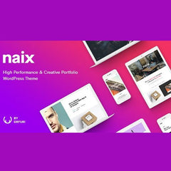 Naix – Creative & High Performance Portfolio WordPress Theme - Dghut