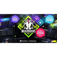 Necromancers – eSports & Gaming Team WordPress Theme - Dghut