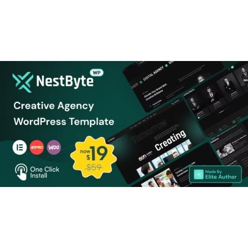 Nestbyte - Creative Agency and Startup WordPress Theme - Dghut