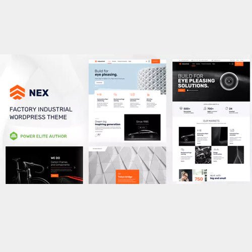 Nex – Factory & Industrial WordPress - Dghut