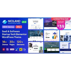 Nioland – SaaS & Software Startup Tech WordPress Theme - Dghut