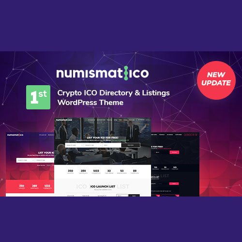 Numismatico – Cryptocurrency Directory & Listings WordPress Theme - Dghut