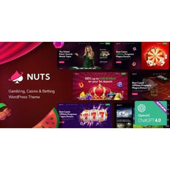 Nuts – Gambling, Casino & Betting WordPress Theme - Dghut