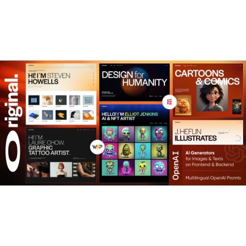 Original — Illustrator & Artist Portfolio WordPress Theme - Dghut