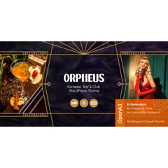 Orpheus – Karaoke Bar & Club WordPress Theme - Dghut