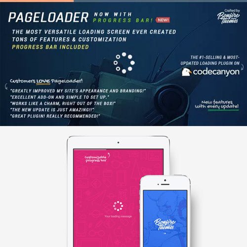 PageLoader: Loading Screen and Progress Bar for WordPress - Dghut