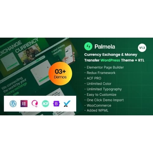 Palmela – Online Banking & Money Transfer WordPress Theme - Dghut