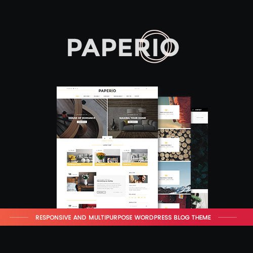 Paperio – Responsive and Multipurpose WordPress Blog Theme - Dghut