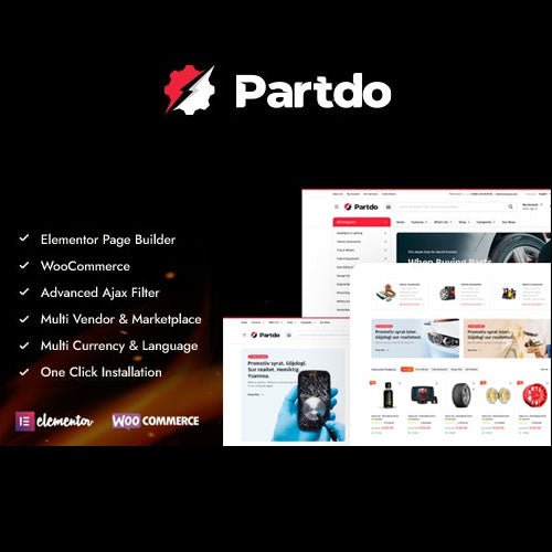 Partdo – Auto Parts and Tools Shop WooCommerce Theme - Dghut