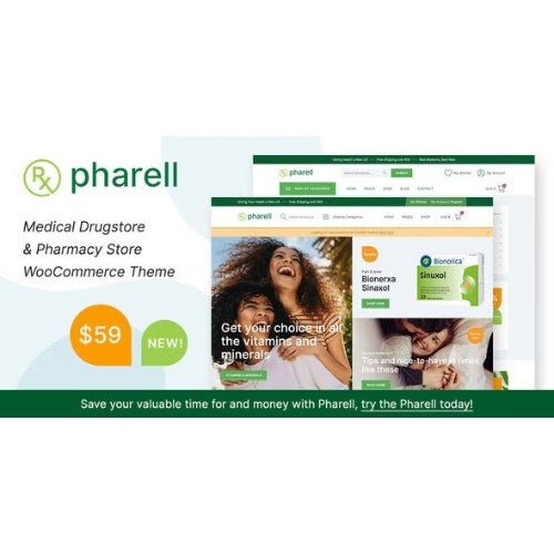 Pharell – Medical & Pharmacy Store WordPress Theme - Dghut