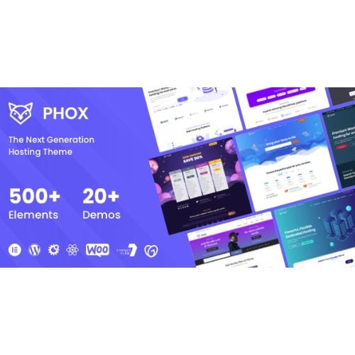 Phox – Hosting WordPress & WHMCS Theme - Dghut