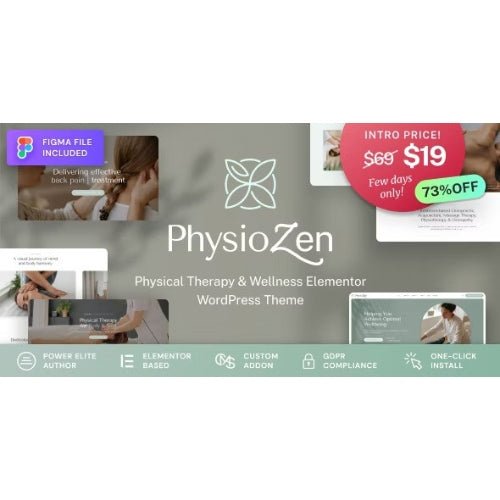 PhysioZen – Chiropractor & Physiotherapy Wellness WordPress Theme - Dghut