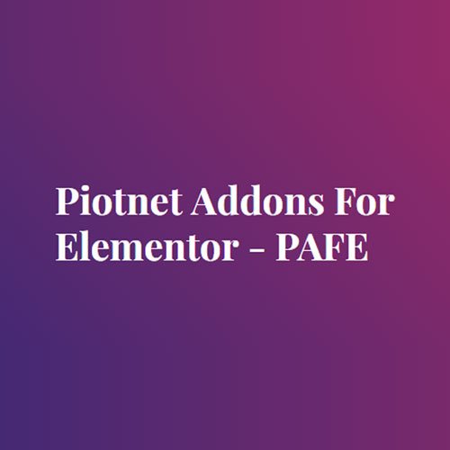 Piotnet Addons For Elementor Pro - Dghut