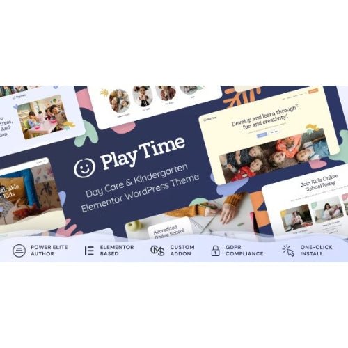 Play Time – Day Care & Kindergarten WordPress Theme - Dghut