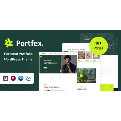 Portfex – Personal Portfolio WordPress Theme - Dghut