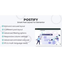 Postify – Smart Post Layout for Elementor - Dghut