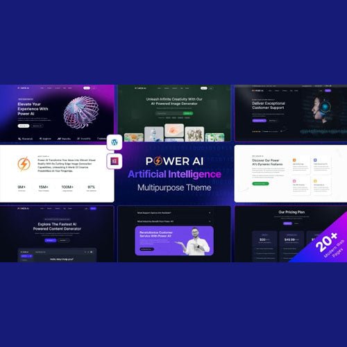 PowerAI – Artificial Intelligence Multipurpose WordPress Theme for Elementor - Dghut