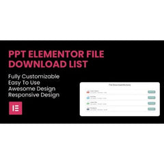 PPT – File Download List Elementor Widget - Dghut