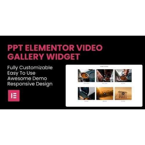 PPT – Video Gallery Elementor Widget - Dghut