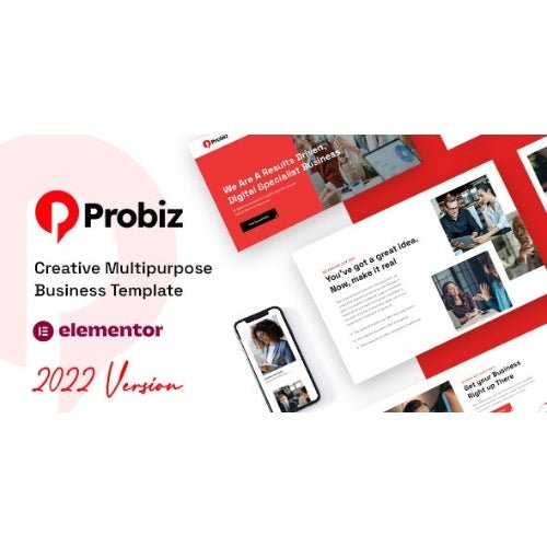 Probiz – An Easy to Use and Multipurpose Business and Corporate WordPress Theme - Dghut