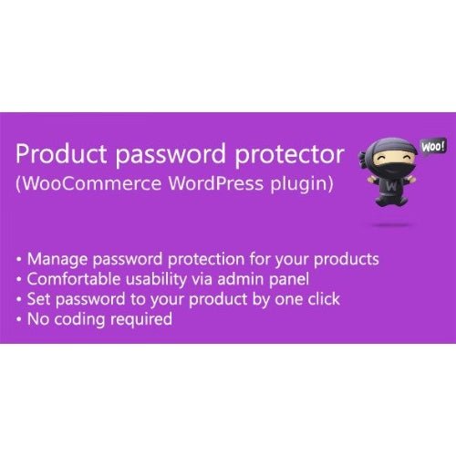 Product password protector for WooCommerce - Dghut