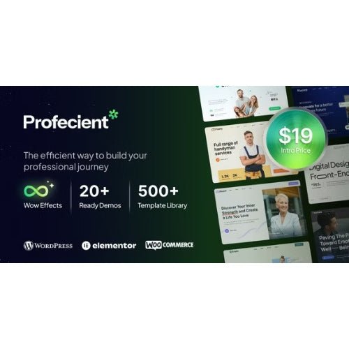 Profecient – Multipurpose Elementor Business & WooCommerce WordPress Theme - Dghut