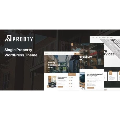 Prooty – Single Property WordPress Theme - Dghut