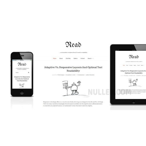 Read WP – Minimalist WordPress Blog Theme - Dghut