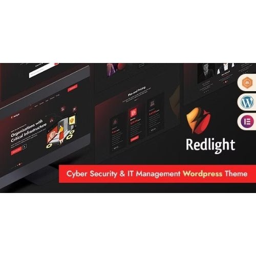 Redlight Cyber Security & IT Management WordPress Theme - Dghut