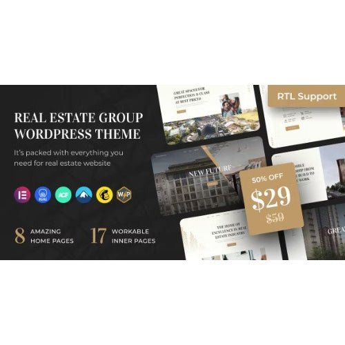 Reland – Real Estate Group WordPress Theme + RTL - Dghut