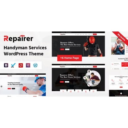 Repairer – Handyman Services WordPress Theme - Dghut