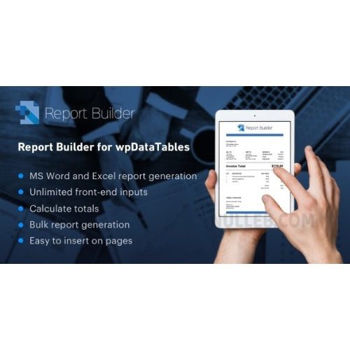 Report Builder add - on for wpDataTables – Generate Word DOCX and Excel XLSX documents - Dghut