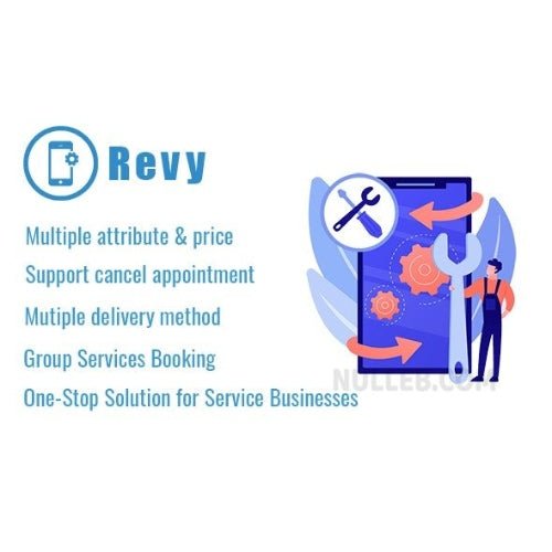 Revy – WordPress booking system for repair service industries - Dghut
