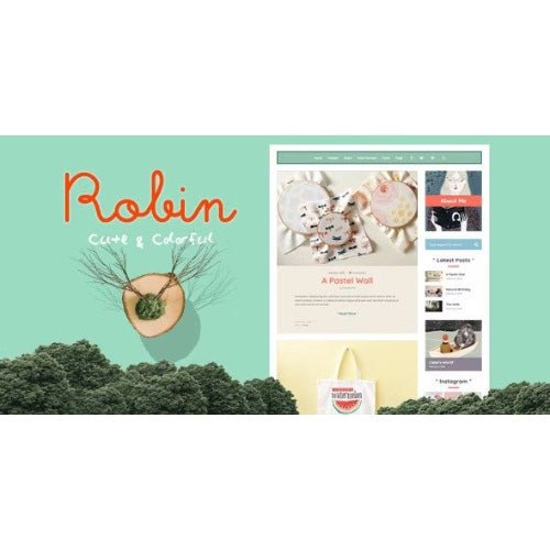 Robin – Cute & Colorful WordPress Blog Theme - Dghut