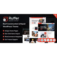 Ruffer – Roof Construction & Repair WordPress Theme - Dghut