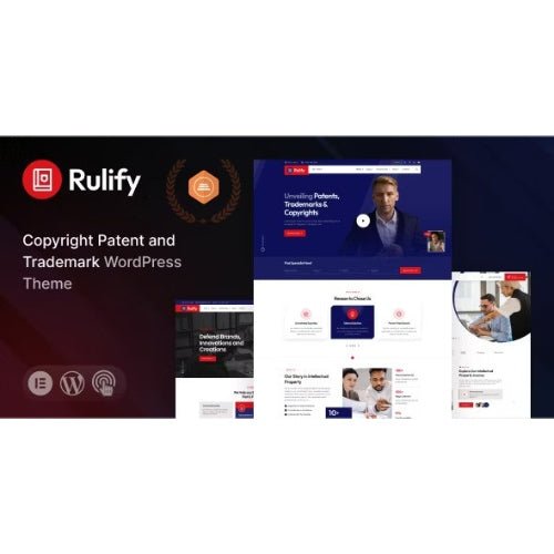 Rulify – Intellectual Property Consultancy Law Firm WordPress Theme - Dghut