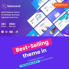 Saasland – MultiPurpose WordPress Theme for Startup - Dghut