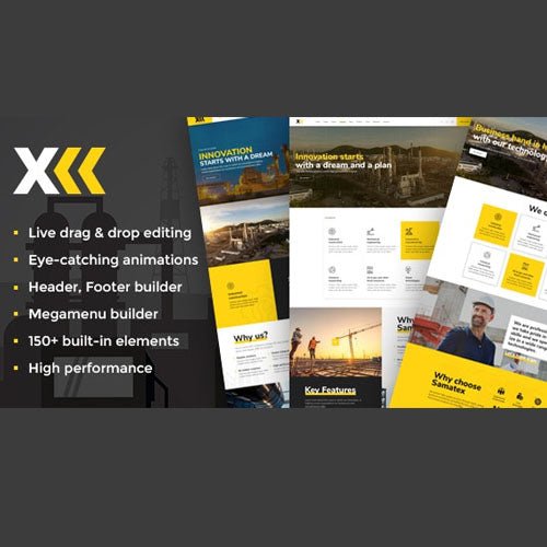 Samatex – Industrial WordPress Theme + Woocommerce - Dghut