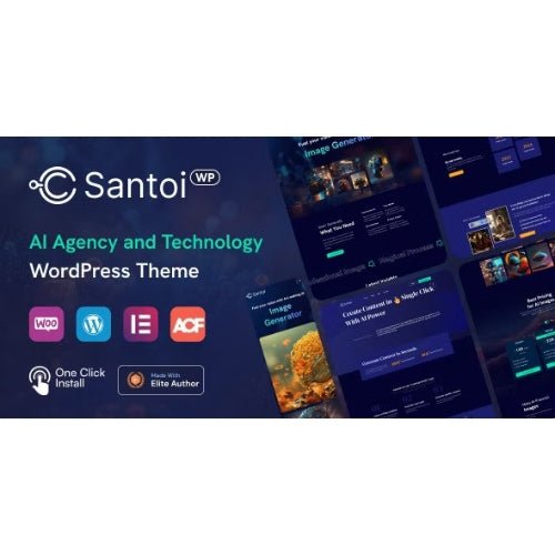 Santoi – AI Agency and Technology WordPress Theme - Dghut