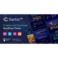 Santoi – AI Agency and Technology WordPress Theme - Dghut
