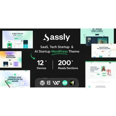 Sassly | SaaS, AI & Tech Startup Theme - Dghut