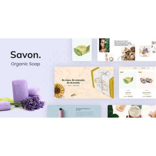 Savon – Handmade Shop WordPress Theme - Dghut