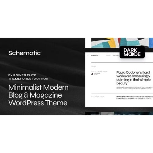 Schematic – Minimalist Blog & Magazine WordPress Theme - Dghut