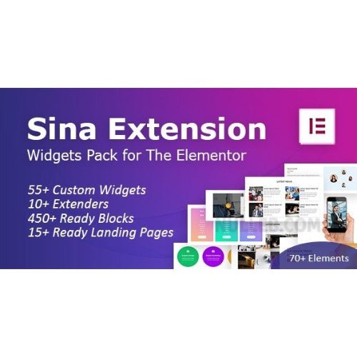 SEFE – Sina Extension for Elementor - Dghut
